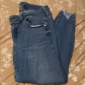 Torrid Dark Blue Skinny Jeans